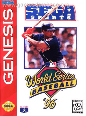 Cover World Series Baseball '96 for Genesis - Mega Drive